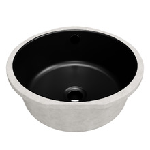 Tegan 350mm Round Ceramic Undermount Basin with Overflow